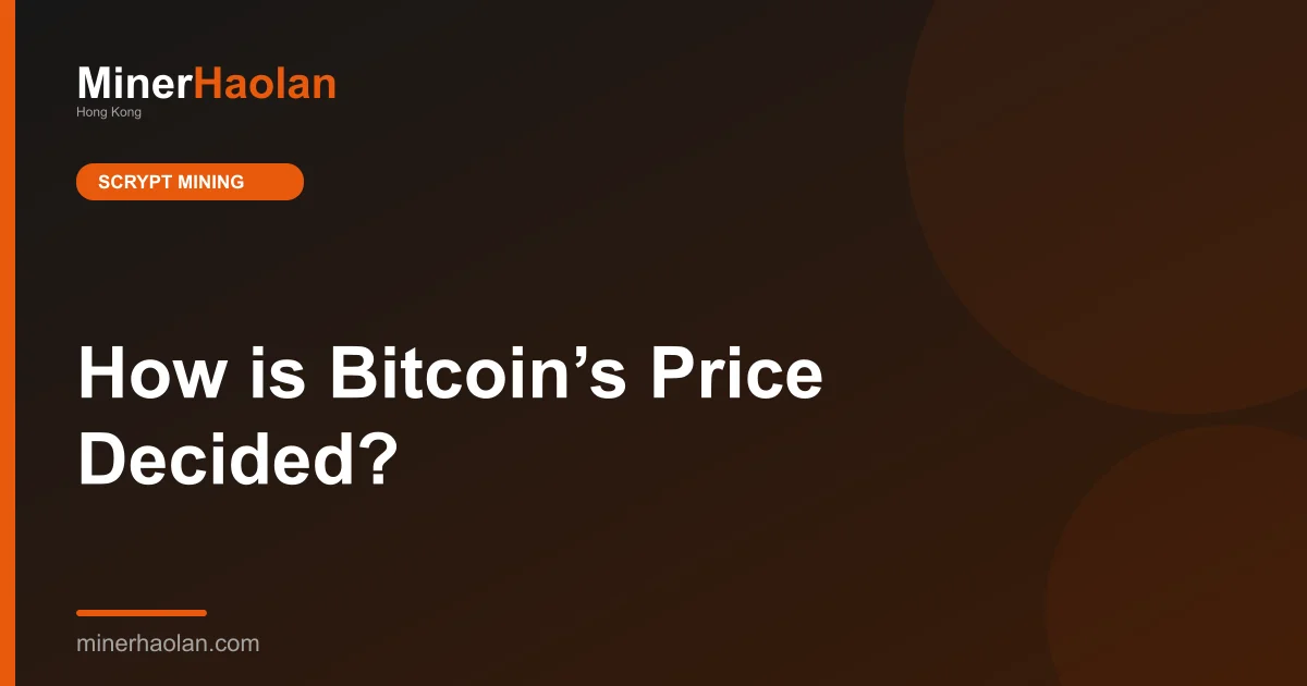 How is Bitcoin’s Price Decided?