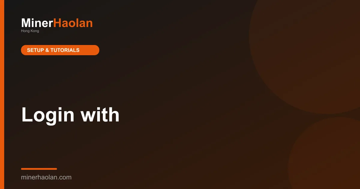 Login with