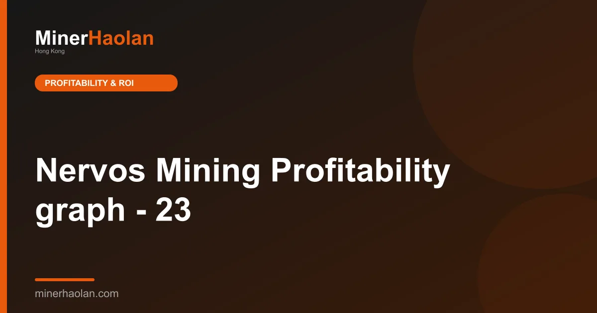 Nervos Mining Profitability graph - 23