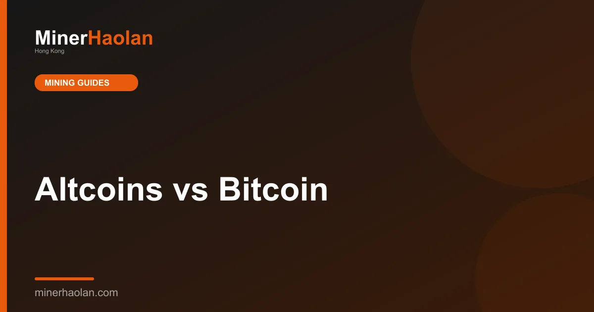 Altcoins vs Bitcoin