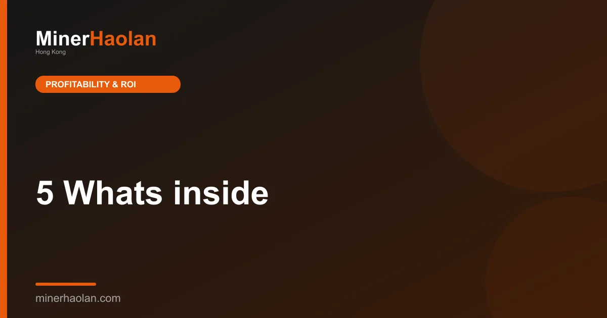 5 Whats inside