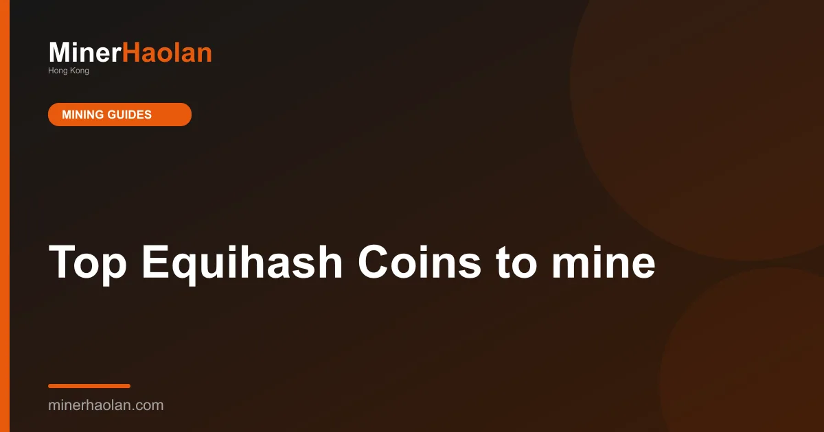 Top Equihash Coins to mine