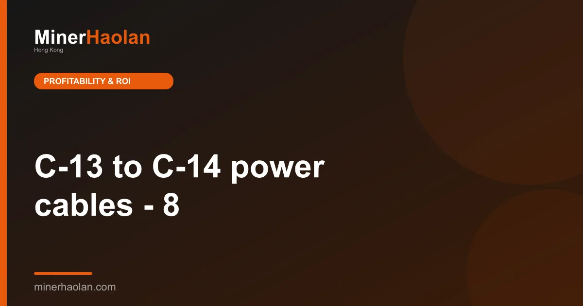 C-13 to C-14 power cables - 8