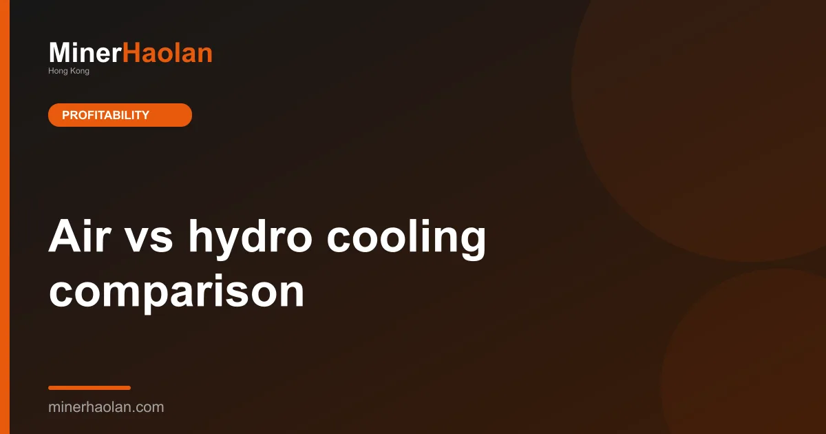 Air vs hydro cooling comparison