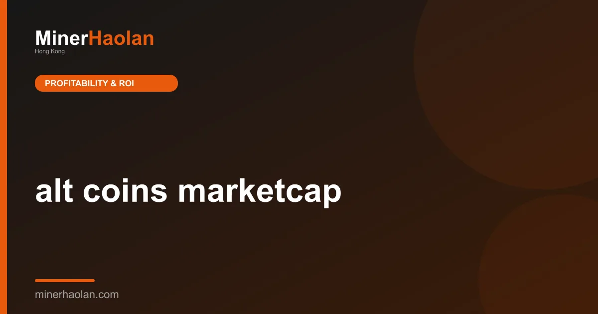 alt coins marketcap