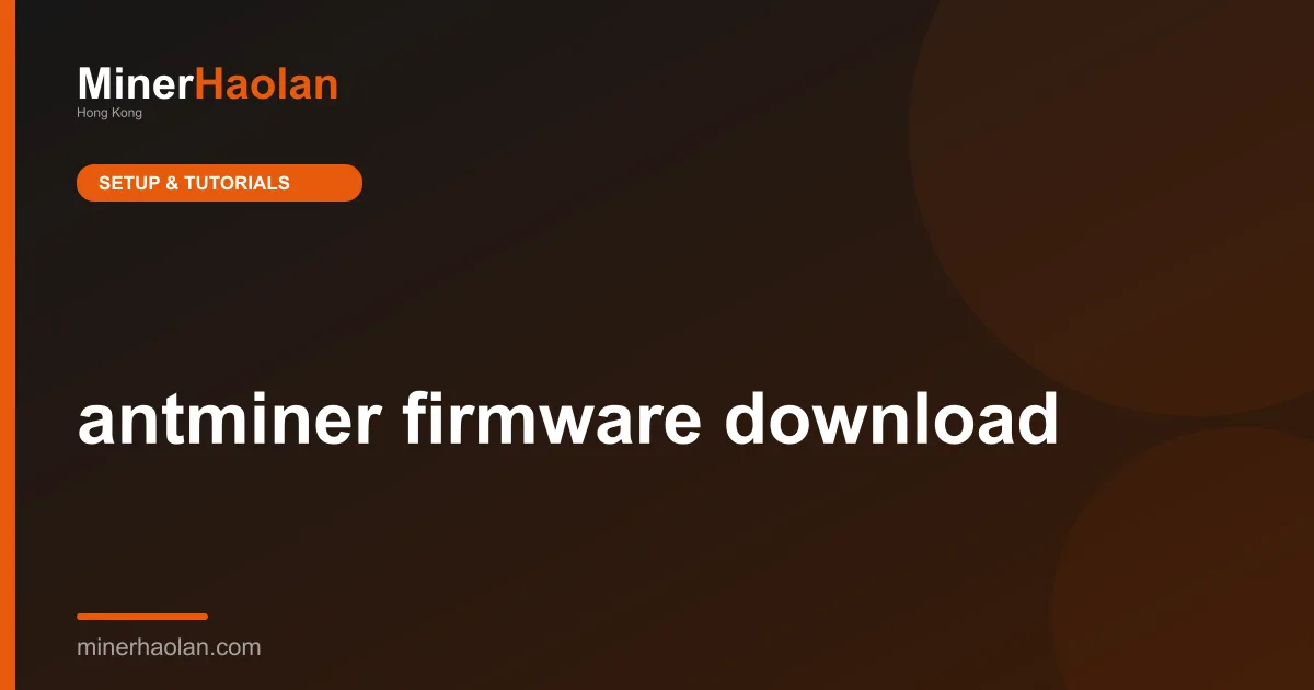 antminer firmware download