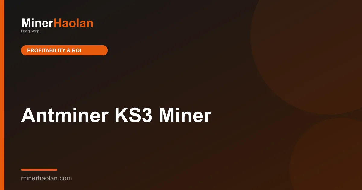 Antminer KS3 Miner