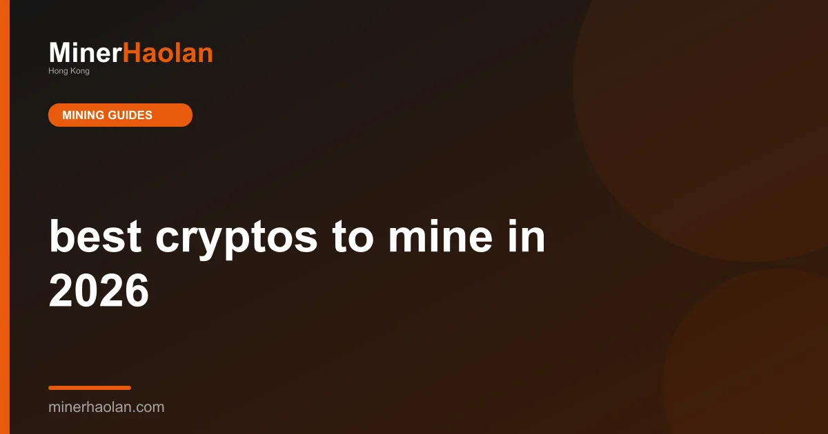 best cryptos to mine in 2026