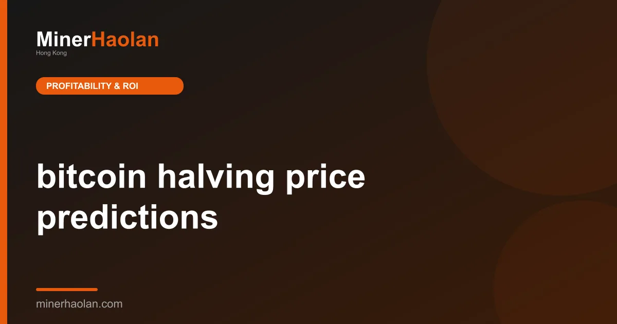 bitcoin halving price predictions