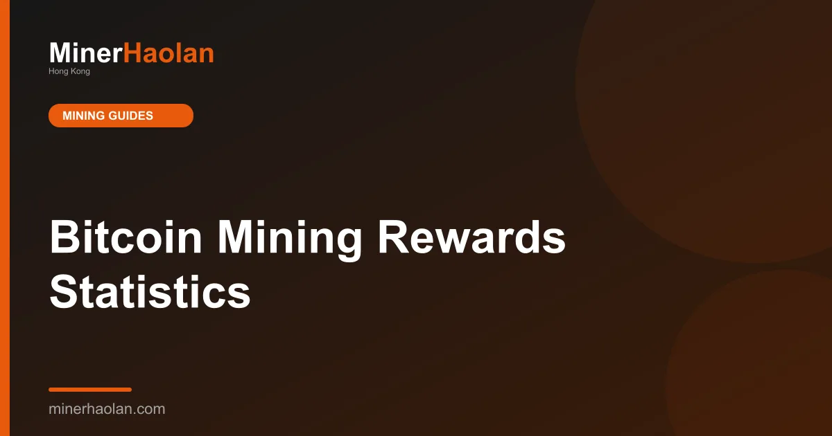 Bitcoin Mining Rewards Statistics