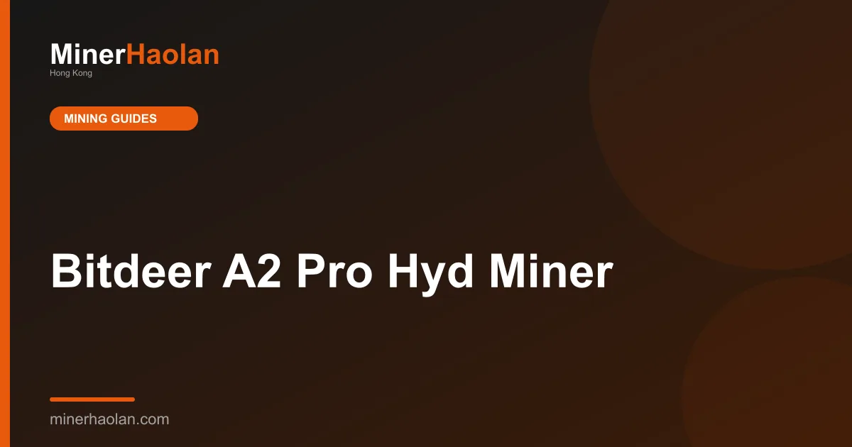 Bitdeer A2 Pro Hyd Miner