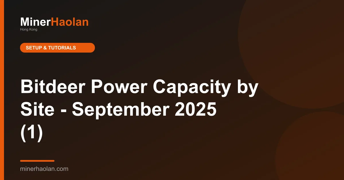 Bitdeer Power Capacity by Site - September 2025 (1)