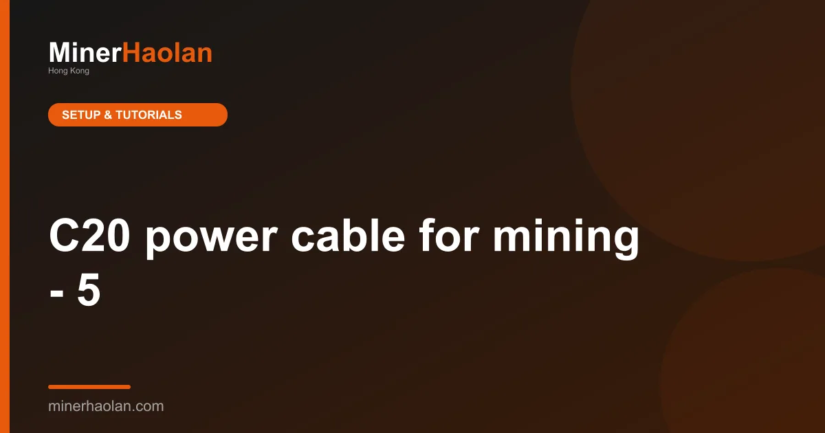 C20 power cable for mining - 5
