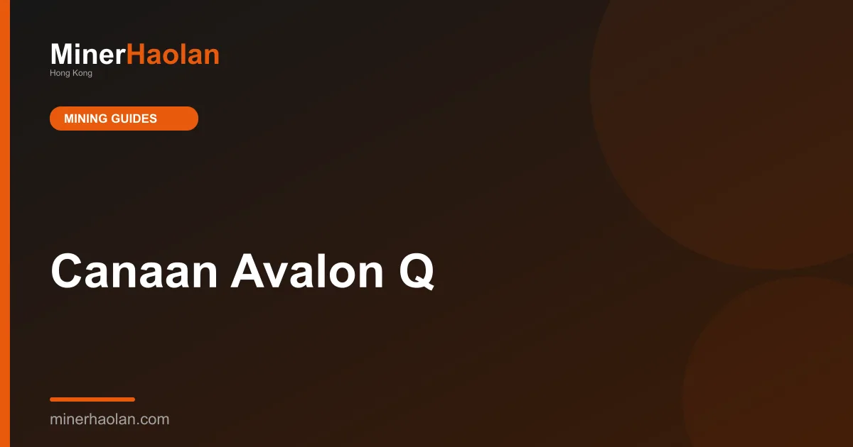 Canaan Avalon Q