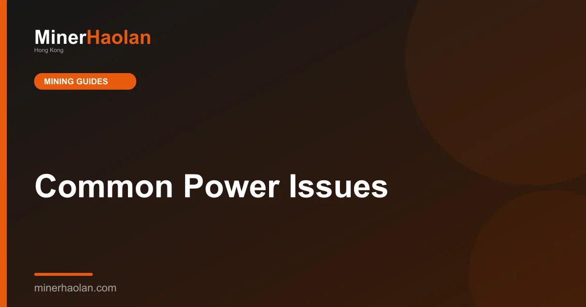 Common Power Issues