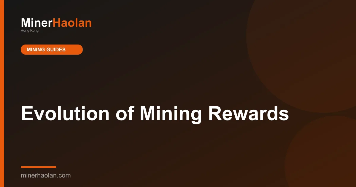 Evolution of Mining Rewards