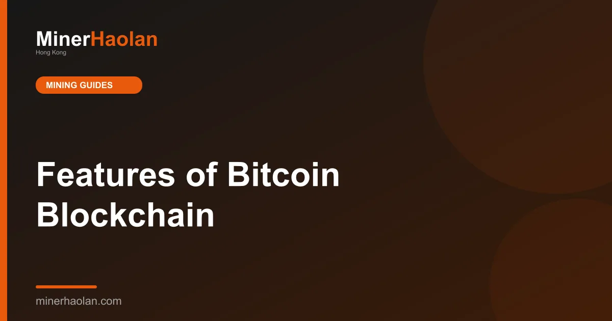 Features of Bitcoin Blockchain