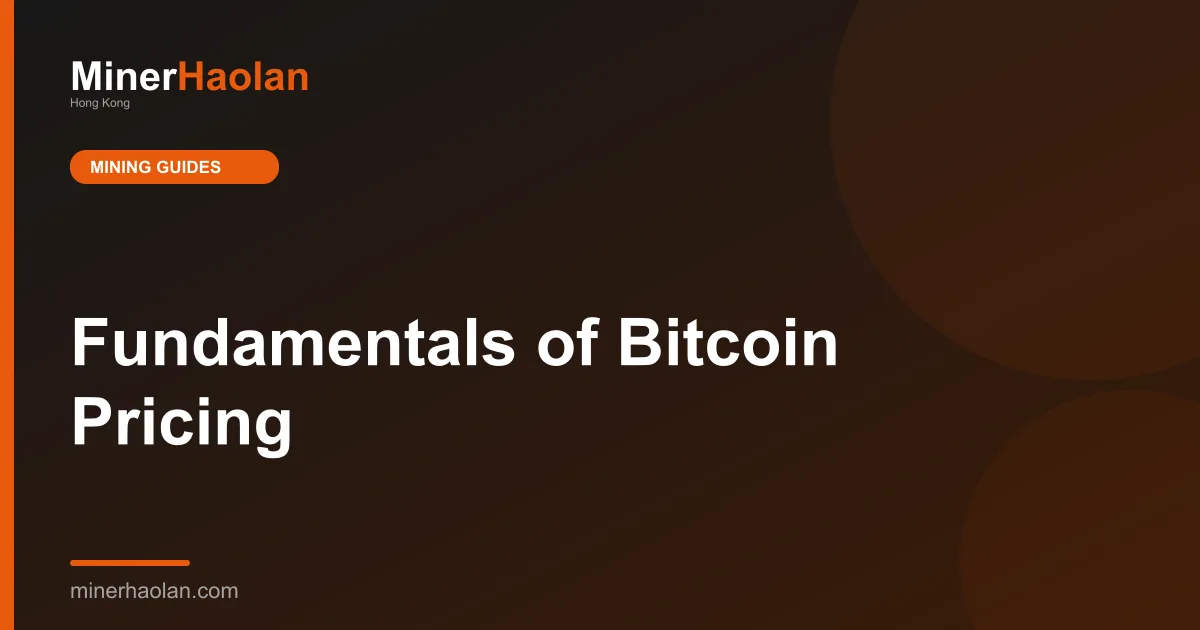 Fundamentals of Bitcoin Pricing