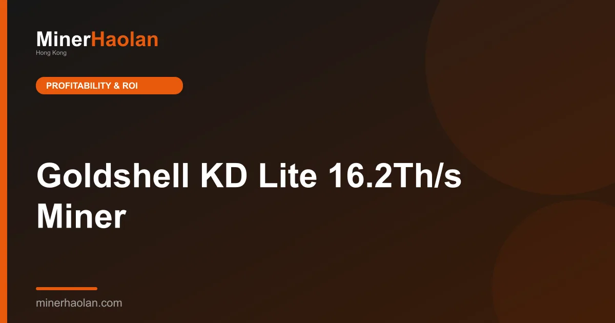 Goldshell KD Lite 16.2Th/s Miner