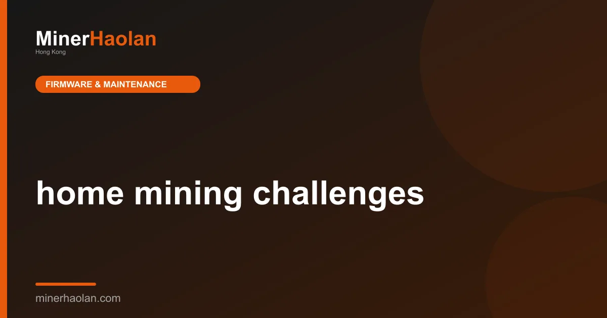 home mining challenges