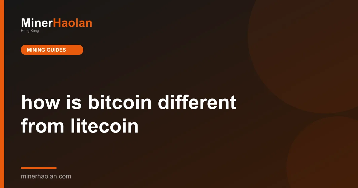 how is bitcoin different from litecoin