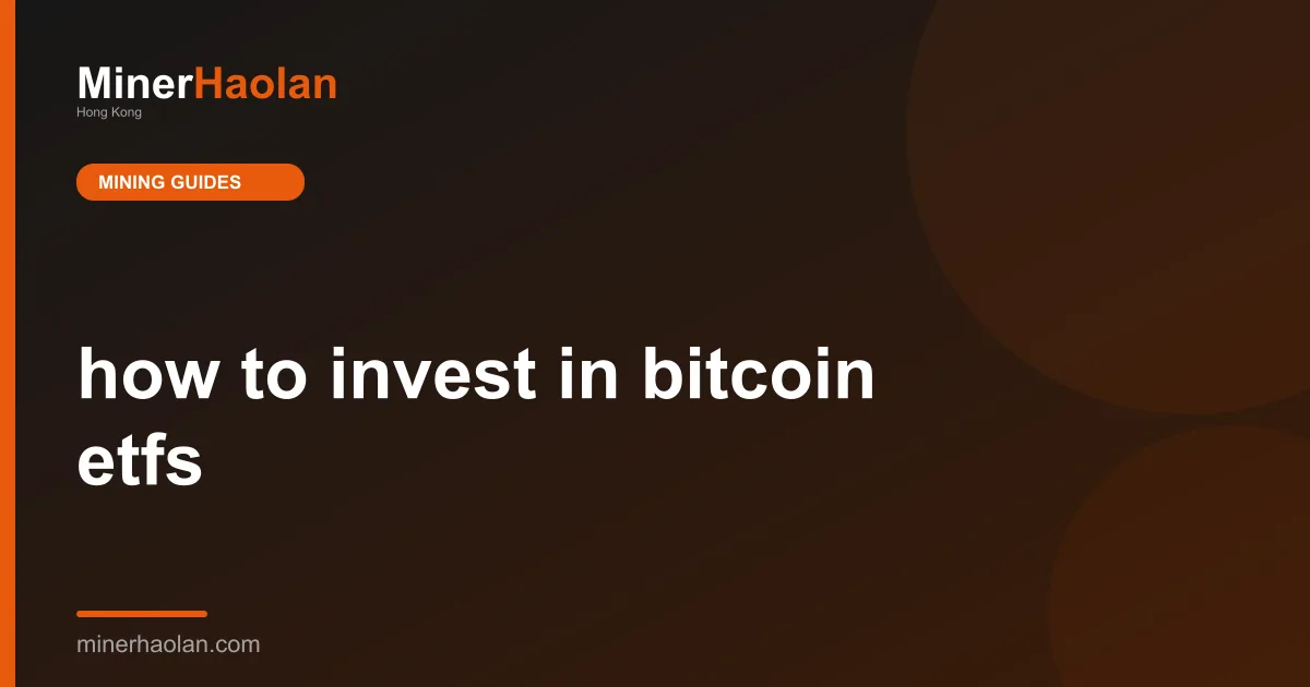 how to invest in bitcoin etfs