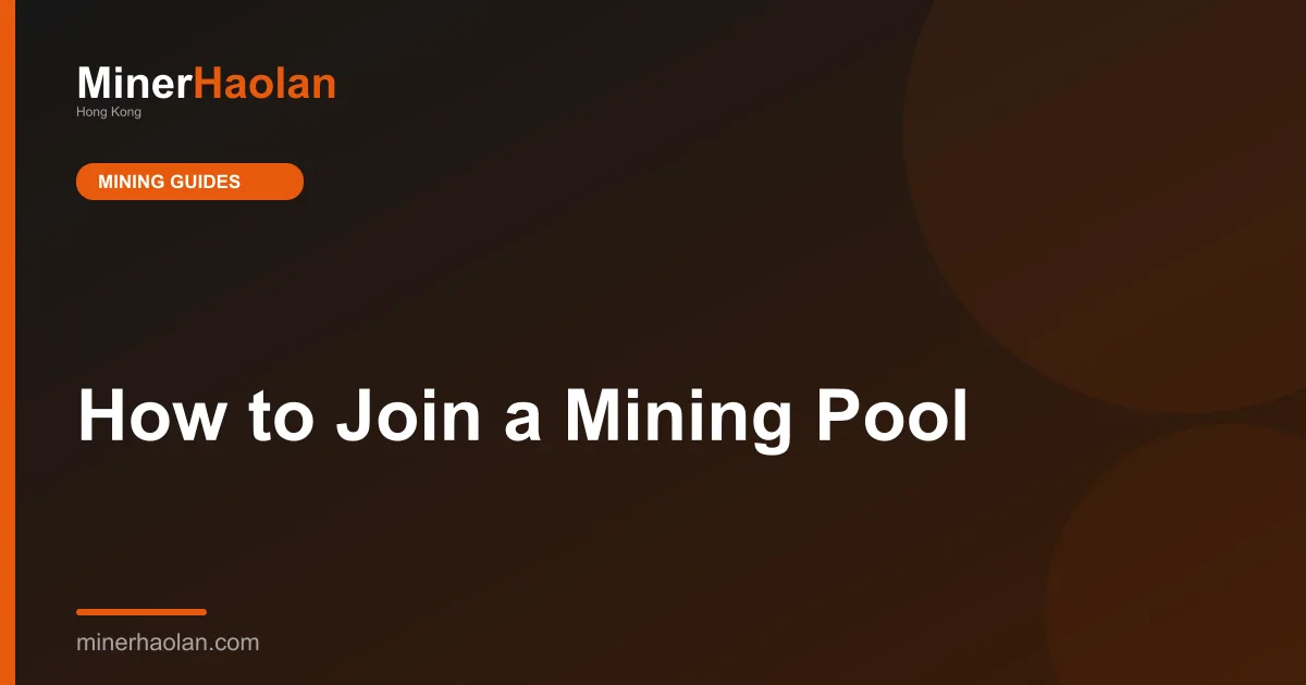 How to Join a Mining Pool