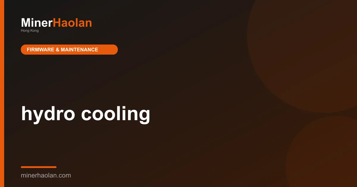 hydro cooling