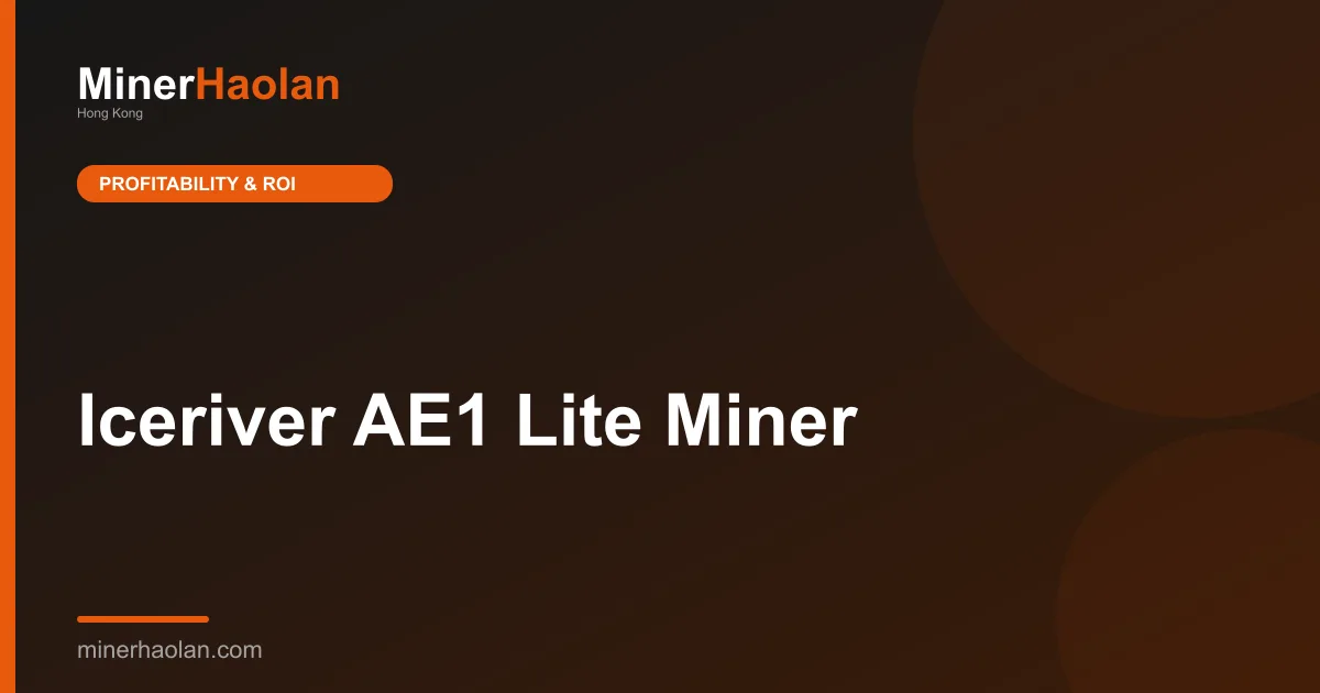 Iceriver AE1 Lite Miner