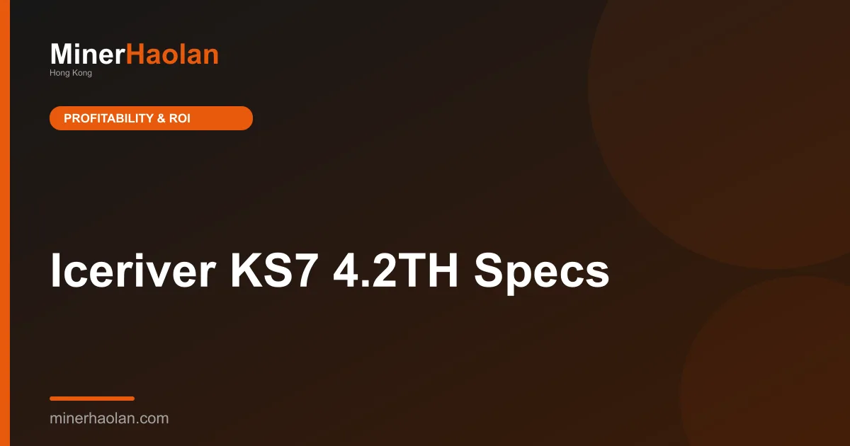Iceriver KS7 4.2TH Specs