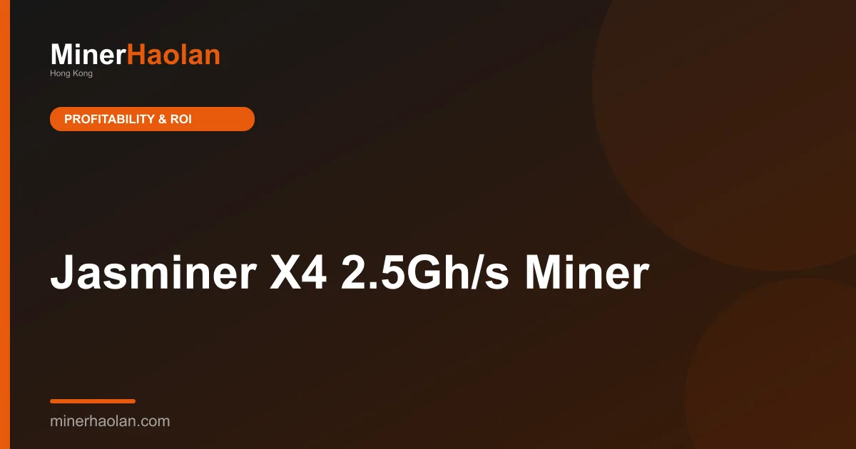 Jasminer X4 2.5Gh/s Miner