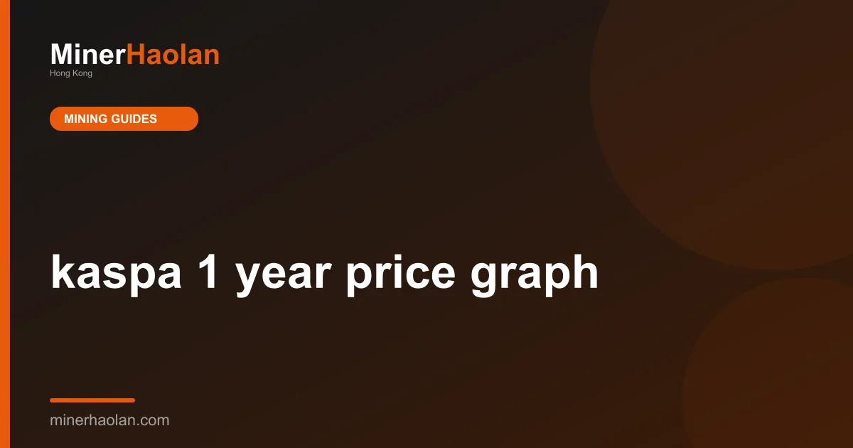kaspa 1 year price graph