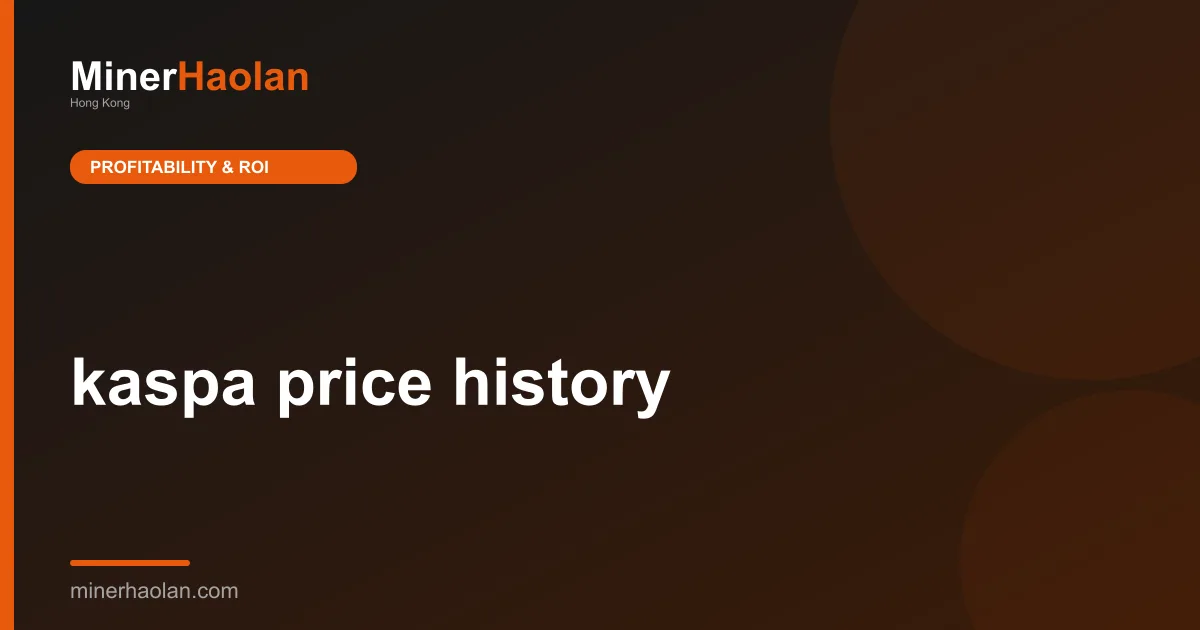 kaspa price history