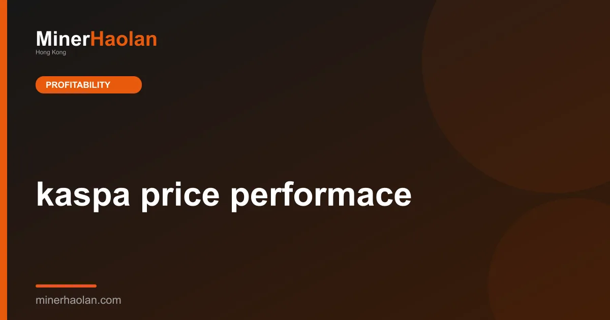 kaspa price performace