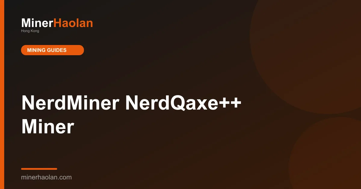 NerdMiner NerdQaxe++ Miner