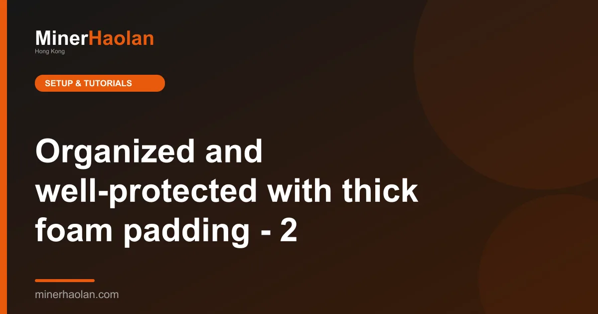 Organized and well-protected with thick foam padding - 2