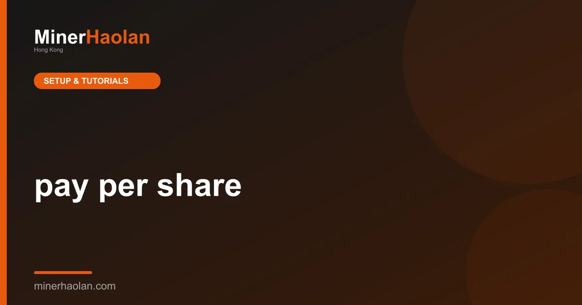 pay per share