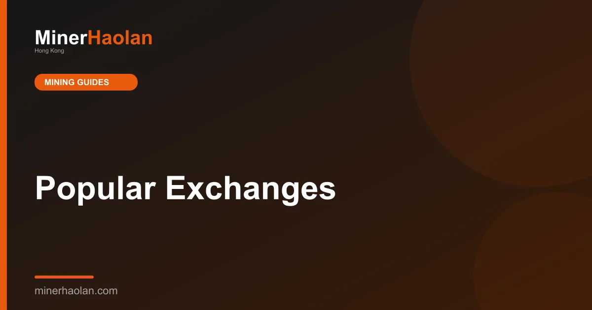 Popular Exchanges
