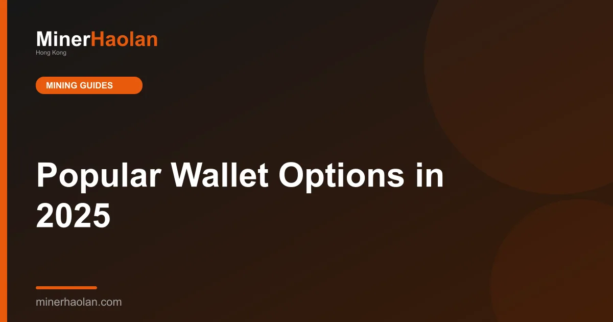 Popular Wallet Options in 2025