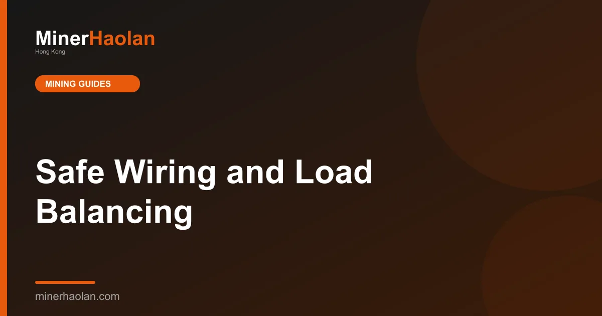 Safe Wiring and Load Balancing