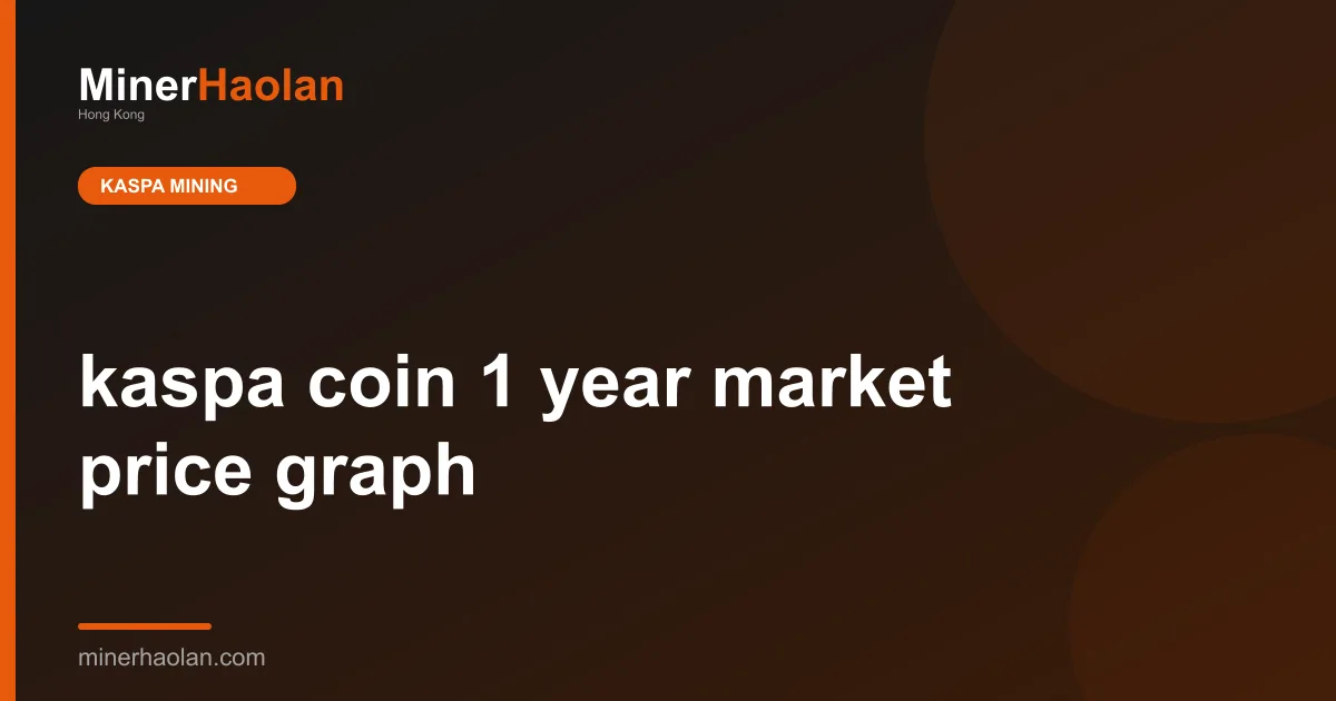 kaspa coin 1 year market price graph