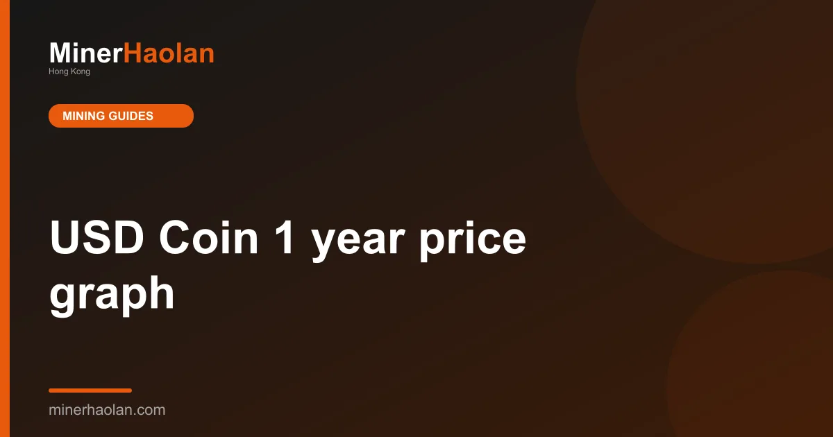 USD Coin 1 year price graph