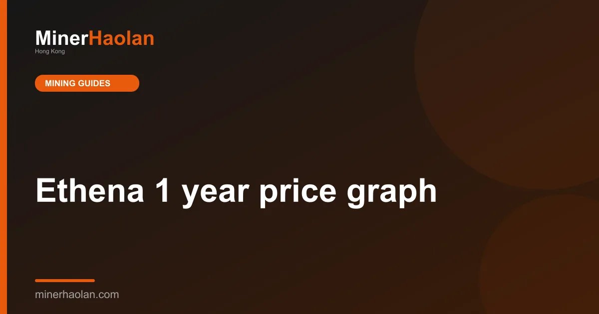 Ethena 1 year price graph