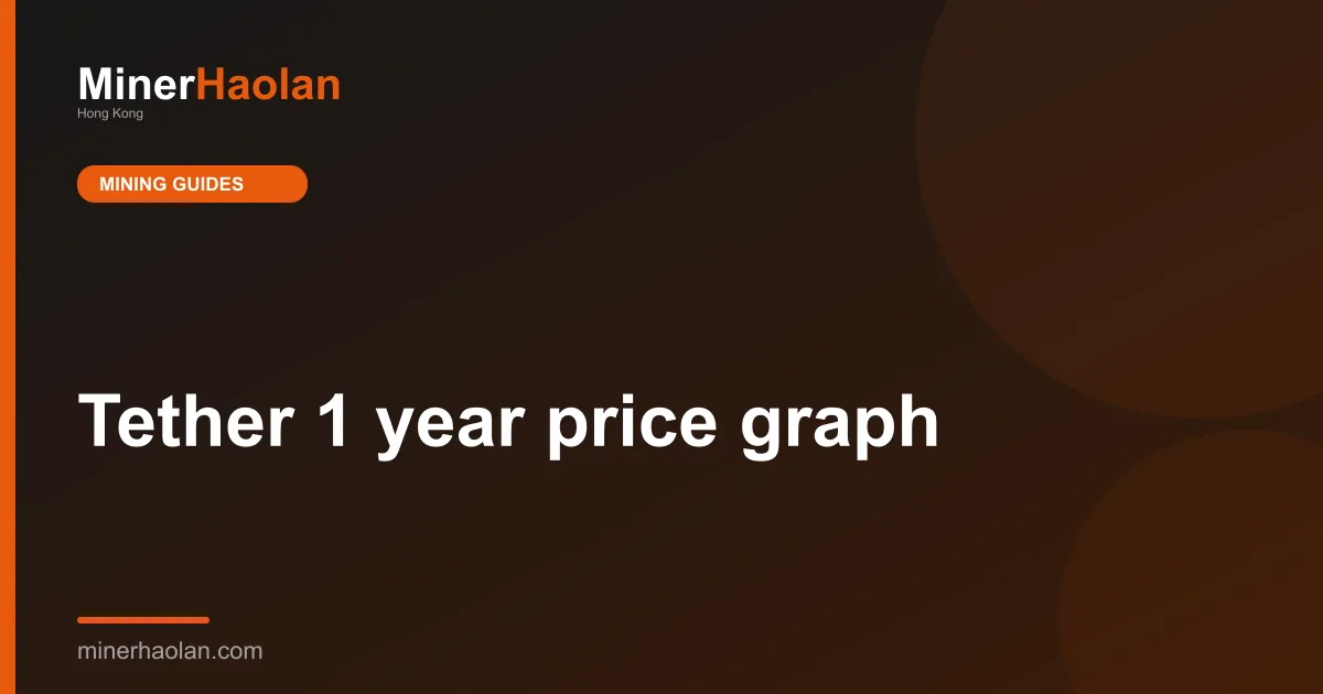 Tether 1 year price graph
