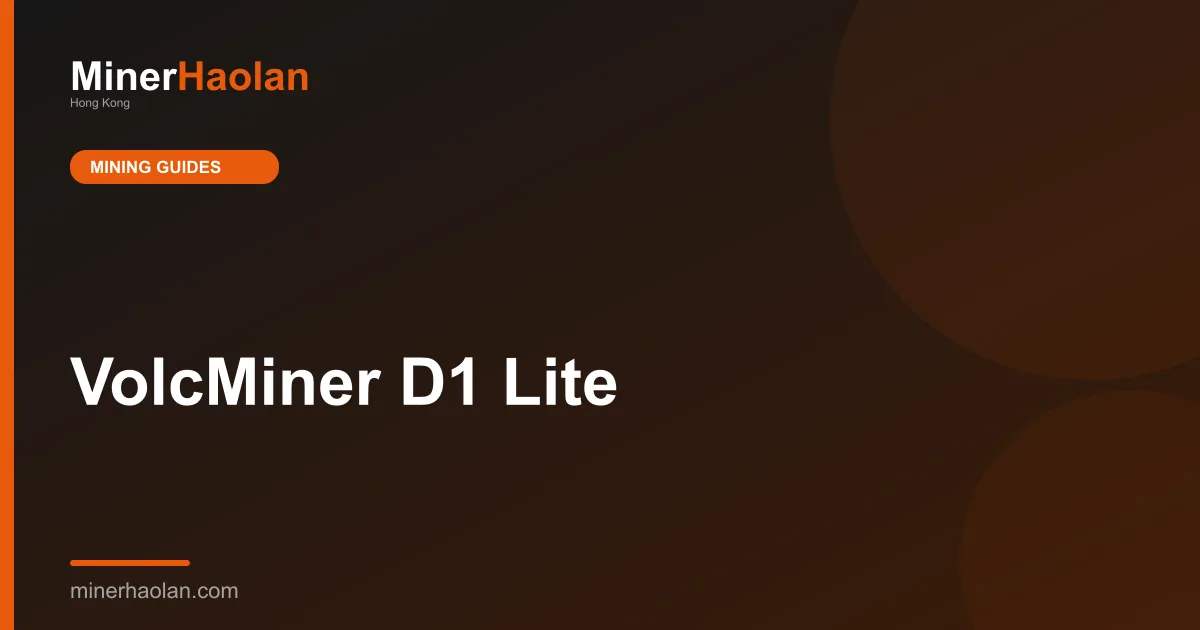 VolcMiner D1 Lite