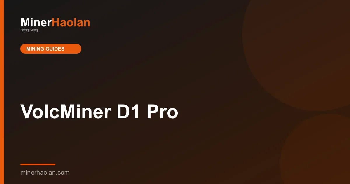 VolcMiner D1 Pro