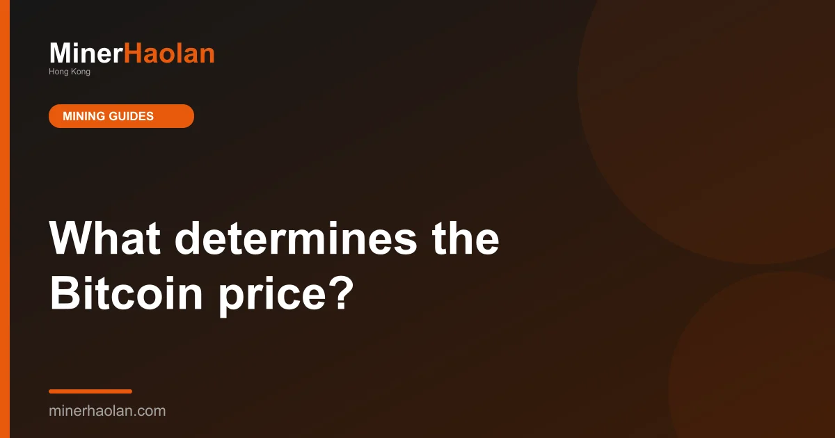 What determines the Bitcoin price?