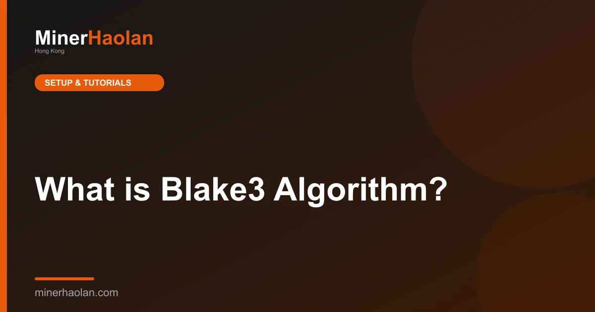 What is Blake3 Algorithm?