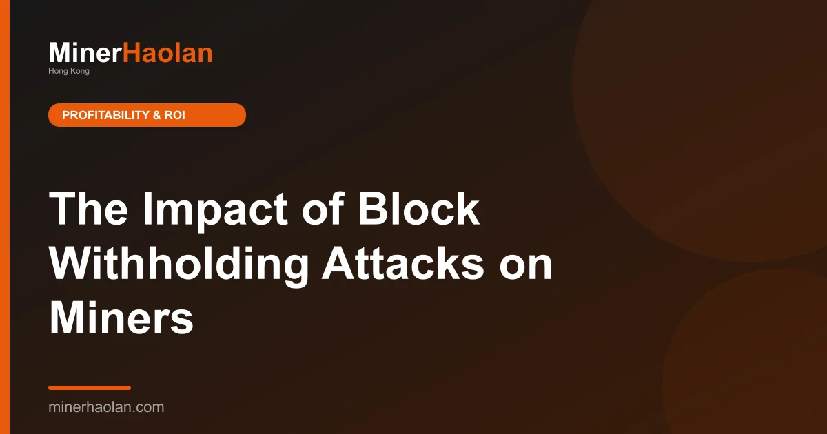 The Impact of Block Withholding Attacks on Miners