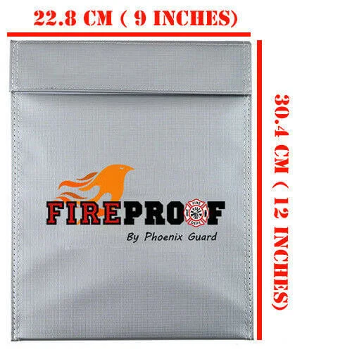 MinerHaolan 9"x12" Fireproof Pouch For Hardware Wallets - thumbnail 3